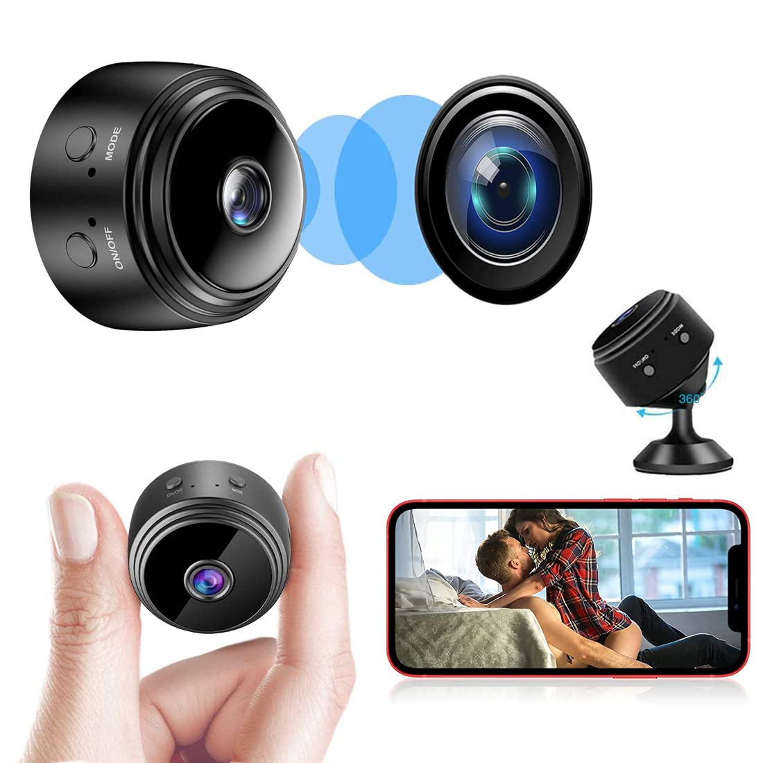 防犯カメラ ❤️ Amazon.co.jp: ACE SECURITY SYSTEM ミニ防犯カメラ 屋内 200万