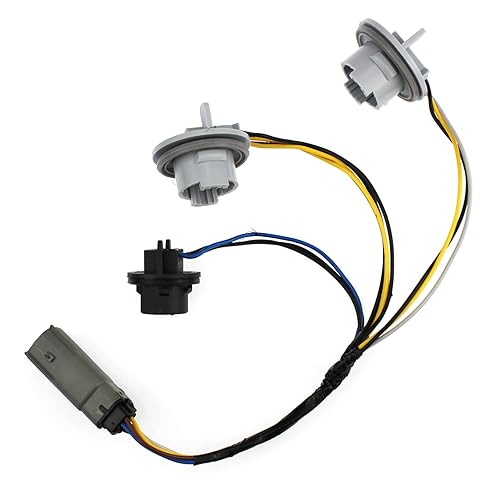 Enchufe de luz trasera y arnés de cableado, JL3Z-13412-A, enchufe de lámpara trasera para Ford Pickup F150 F-150 2018 2019 2020 sin bombilla