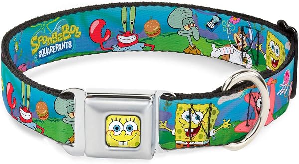Buckle-Down Hundhalsband med SpongeBob design