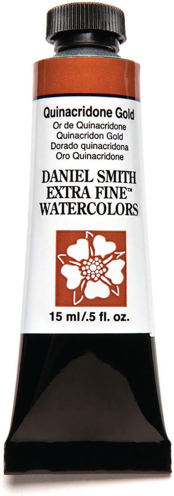 284600238 DANIEL SMITH Extra Fine Watercolor 15ml Paint Tube, Quinacridone, Gold