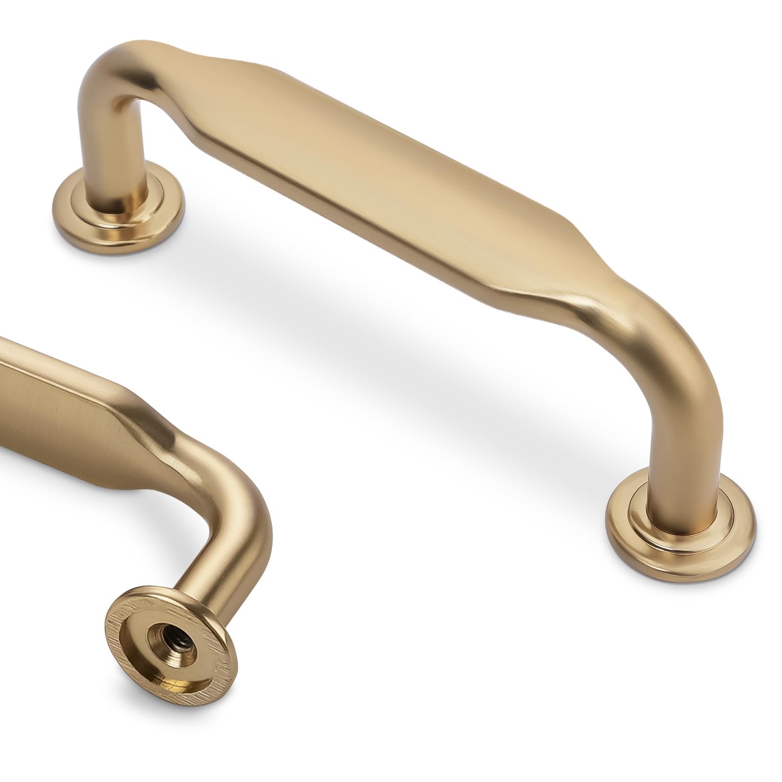 10 Pack 5 inch Antique Brass Kitchen Cabinet Handles — Amazon image 25