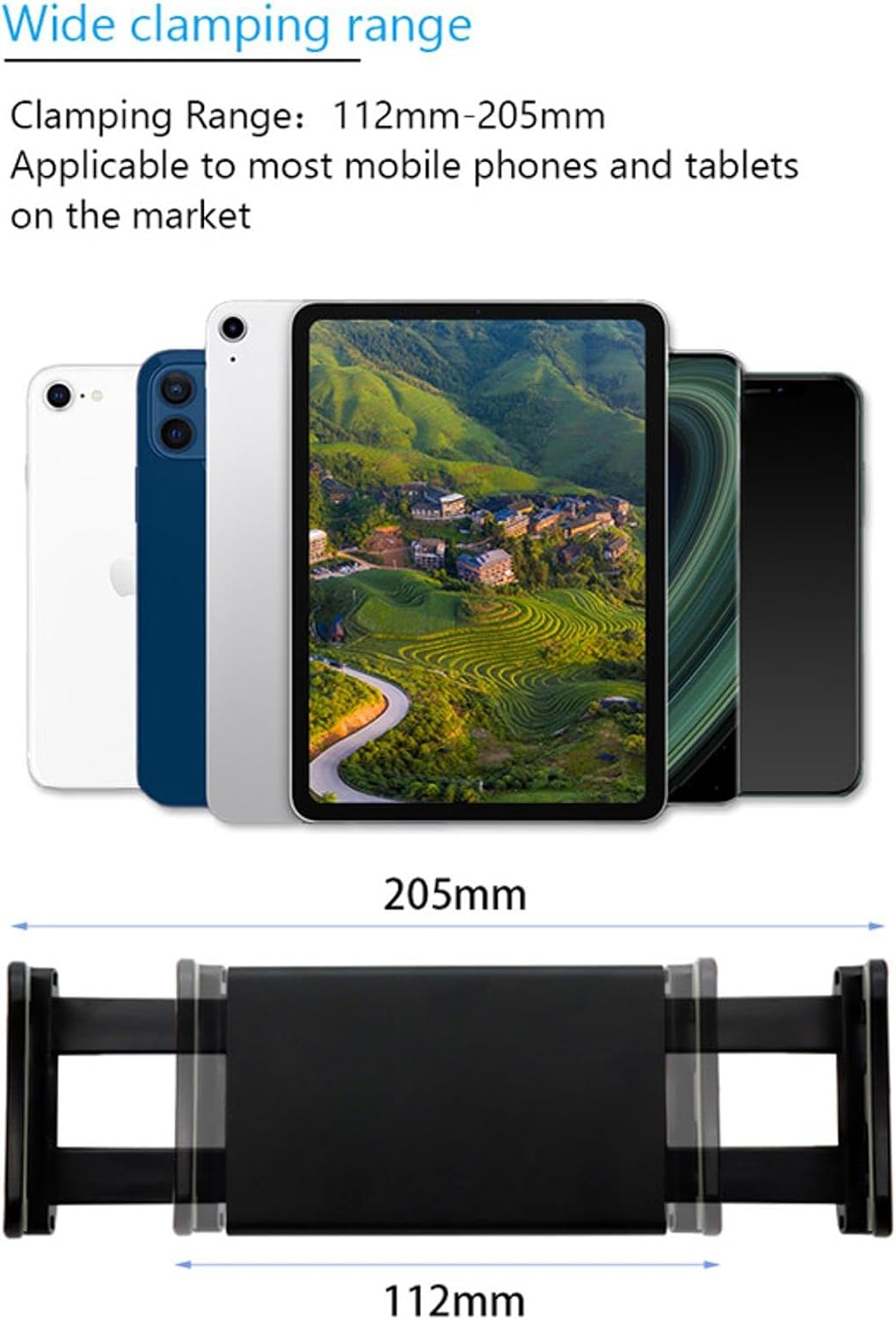 Remote Control Phone Tablet Mount Bracket for DJI Mavic Air 2/Air2S/Mini 2 Drone