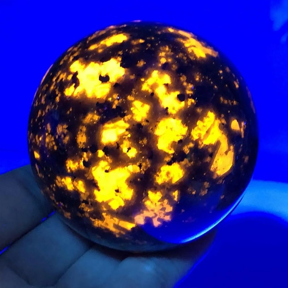 Amazon.co.jp: 天然石 天然炎の石玉 水晶球 彫刻玉(Size:50-60mm