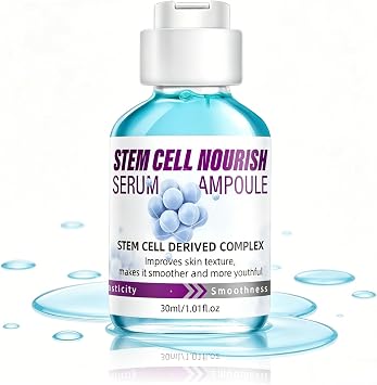 Stem Cell Serum for Face, Control Stem Cell Ampoule for Microneedling, Anti-Aging Face Serum - Deep Hydration, Firming & Collagen Boosting Booster, Anti Aging Essence for Fine Lines & Wrinkles, 30ml