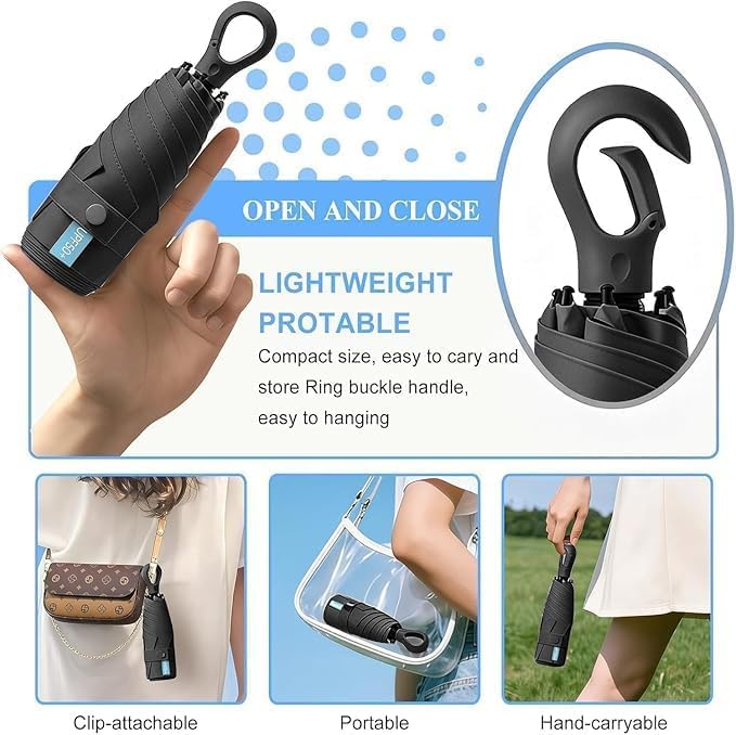 Image of Zemic Umbrella, UV Big Size Umbrella for Sun Protection Rain Windproof Strong Large 3 Fold For Men Women Kids Boys Girls Perfect & Stylish Windproof & Compact''