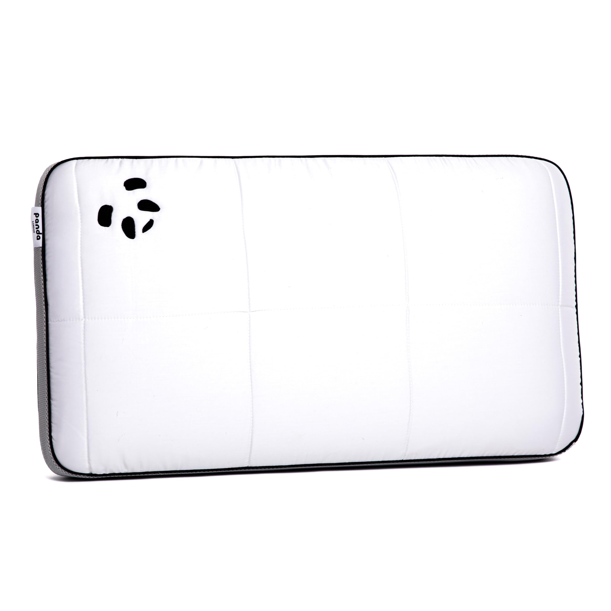 Almohada híbrida de bambú Panda – suave funda de bambú transpirable, espuma viscoelástica ortopédica