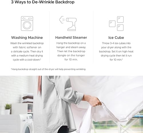 Miniatura 7 de LimoStudio 9 x 15 ft Telón verde cromático de muselina para estudio fotográfico,3 abrazaderas para fondo, AGG1777