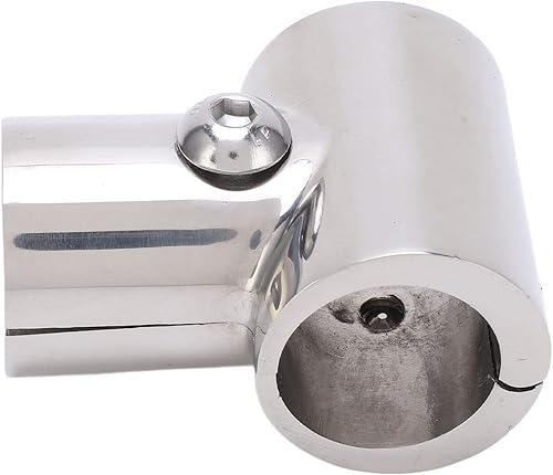 Miniatura 2 de Accesorios de pasamanos de barco de acero inoxidable, tubo de barandilla de barco Tubo en T de 90 grados, conector de tubería de riel de barco,