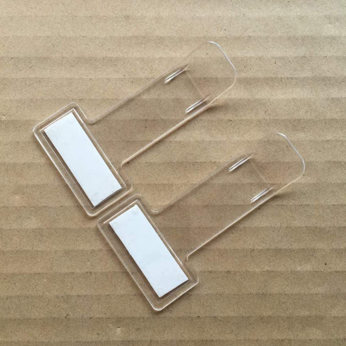8 Clips de Embalaje para Pegatinas de Parabrisas, Soporte de Pegatinas para Billetes de Estacionamiento Permisos de Automóviles, Camiones y Caravanas