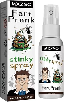 Fart Spray - Extremely Potent Super Stink Odor - Realistic Prank Spray That Smells Like Terrible Gas - Perfect Funny Gift, Stocking Stuffer, and Hilarious Party Gag