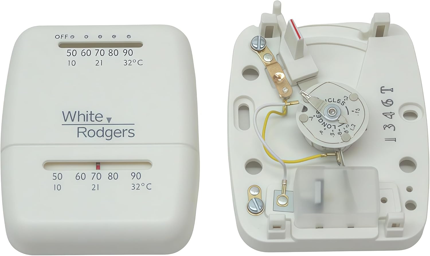 1C20-101 Wall Thermostat Compatible with White Rodgers Number 1C20-101 (Features:1 Heat, 0 Cool,Two Wire 24 Volts,Snap-Action)