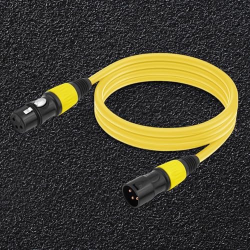 Cable de micrófono de 3 pines para crear tu estudio de grabación en casa, juego de 4 piezas 3