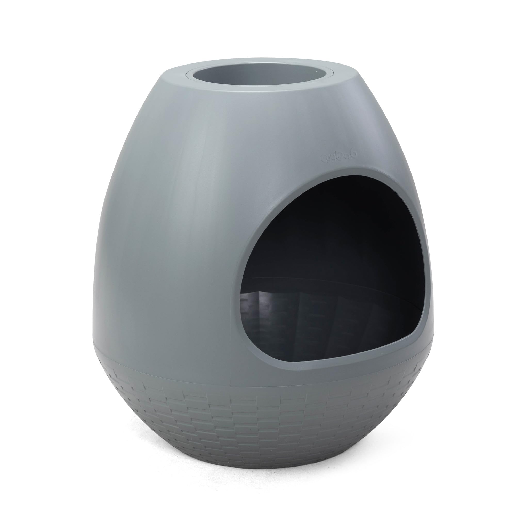 Arenero para gatos como maceta, caja de arena multifuncional con tapa y planta, arenero para gatos oculto, ideal para la mayoría de los gatos, la elección ideal para apartamentos y oficinas (gris)