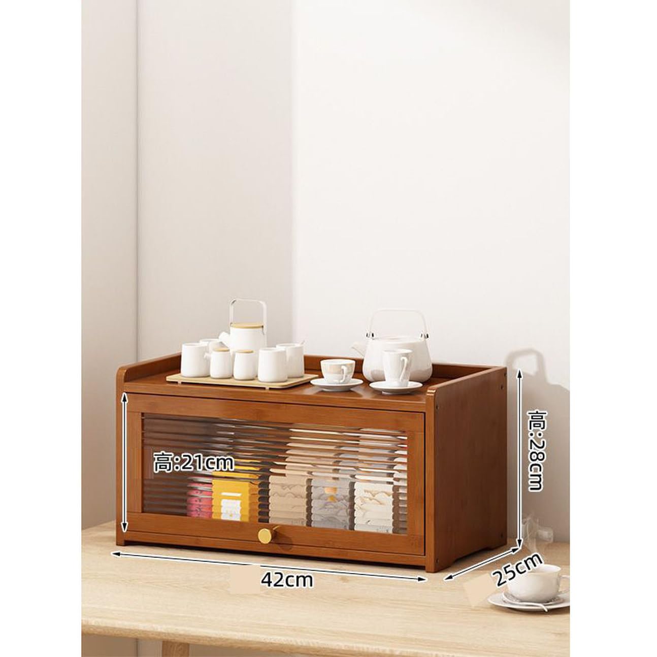 Amazon.co.jp: MJKQ9 カウンター上収納 木製 北欧風 食器棚 キッチン
