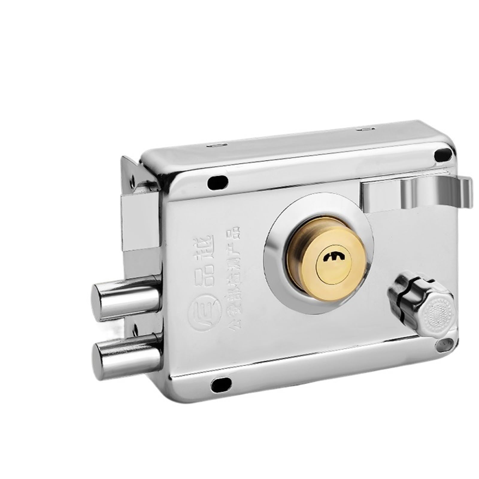 Pswbkvdblp A Type Exterior Multiple Door Lock Front Padlocks Heavy-Duty Gear Right Open With Edge 1Pcs(,With Deadbolt_left)