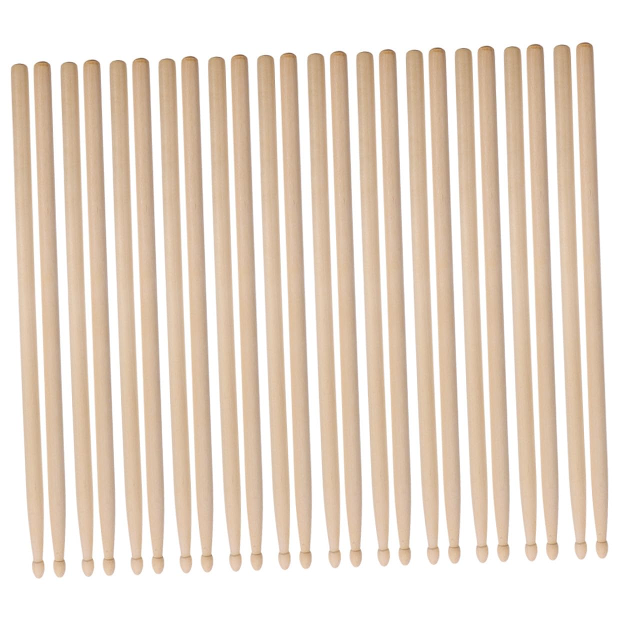 Bacchette per Batteria Legno 5a 12 Paia per Jazz e Studio | Beige, Design Bilanciato e Uso Versatile, Adatte a Professionisti e Principianti