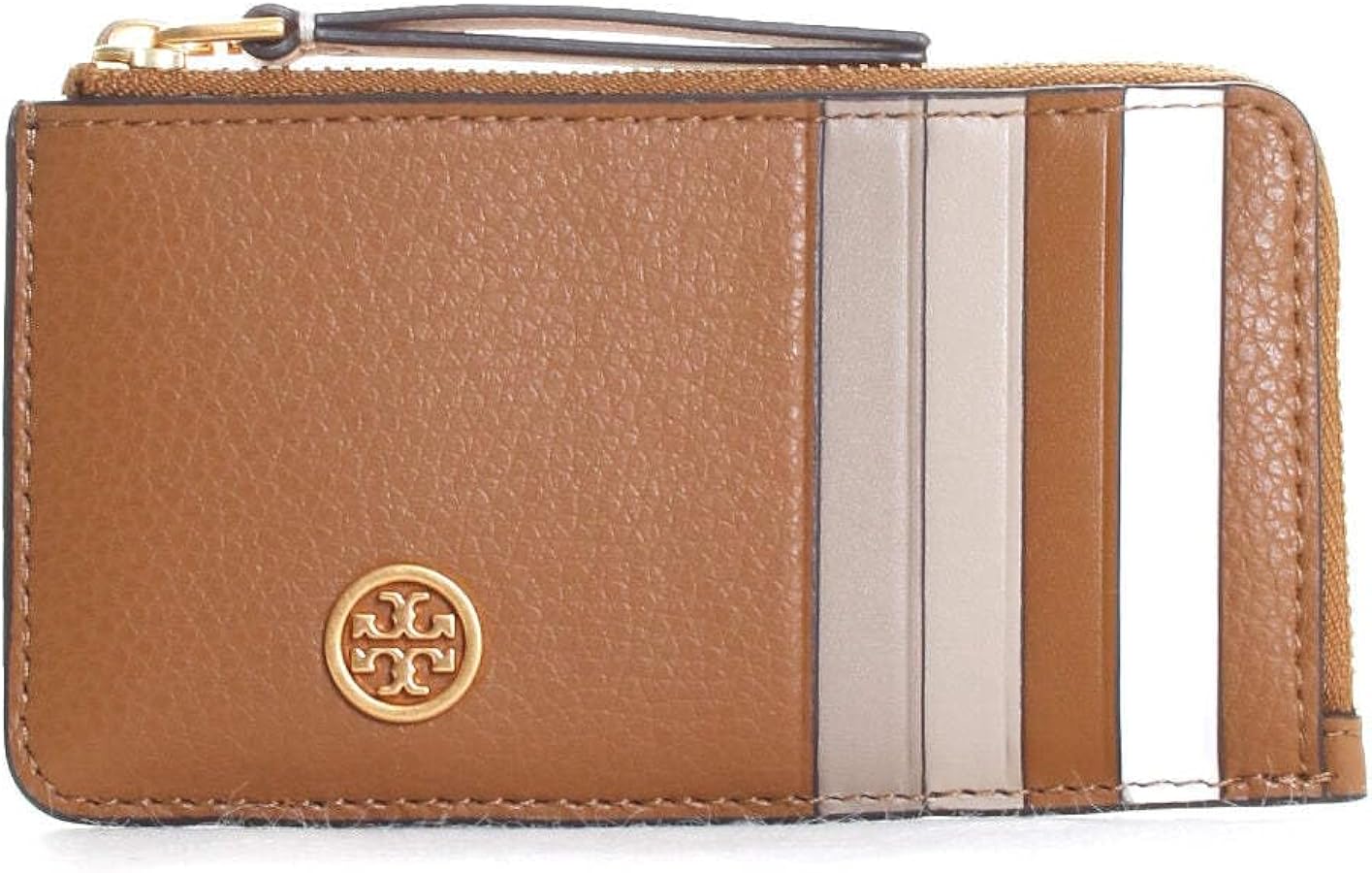 TORY BURCH　ロビンソン　ビジネス　カードケース Amazon.com: Tory Burch Robinson Pebbled Top Zip Card Case : Tory