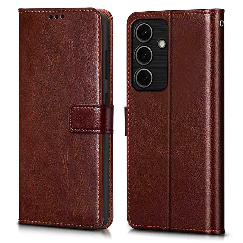 WOW IMAGINE Shock Proof Flip Cover Back Case Cover for Samsung Galaxy S24 5G (Flexible | Leather Finish | Card Pockets Wallet & Stand | Chestnut Brown) (B0CSSQ1KSZ) Amazon Price History, Amazon Price Tracker