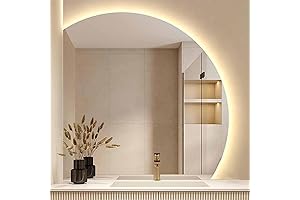 90cm Wall-Mounted LED Smart Moon Lamp Mirror