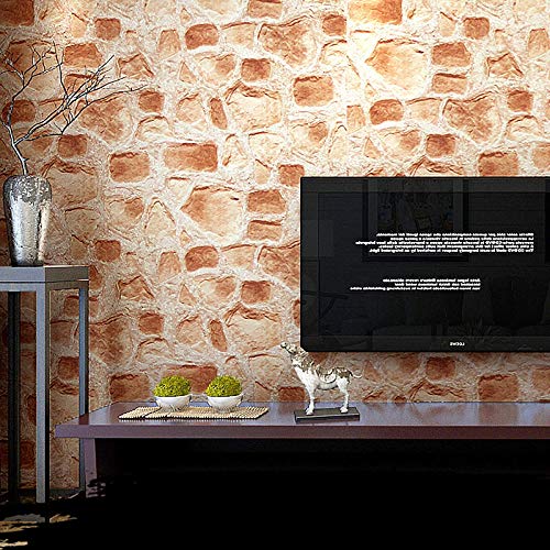 Papier peint 3D pierre de roche pour chambre adulte moderne