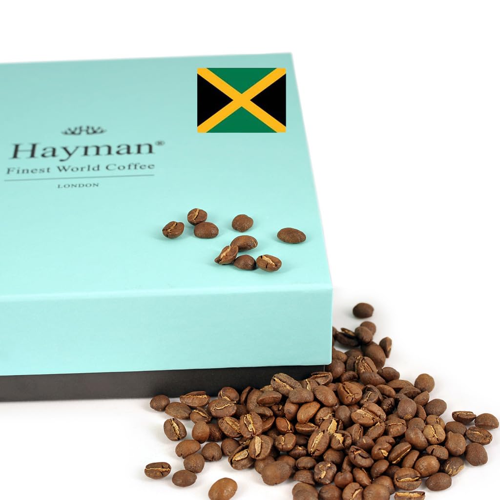 Hayman, 100% Blue Mountain Coffee from Jamaica, Whole Bean, Medium Roast, 24oz | Fresh Roasted Jamaican Coffee Beans