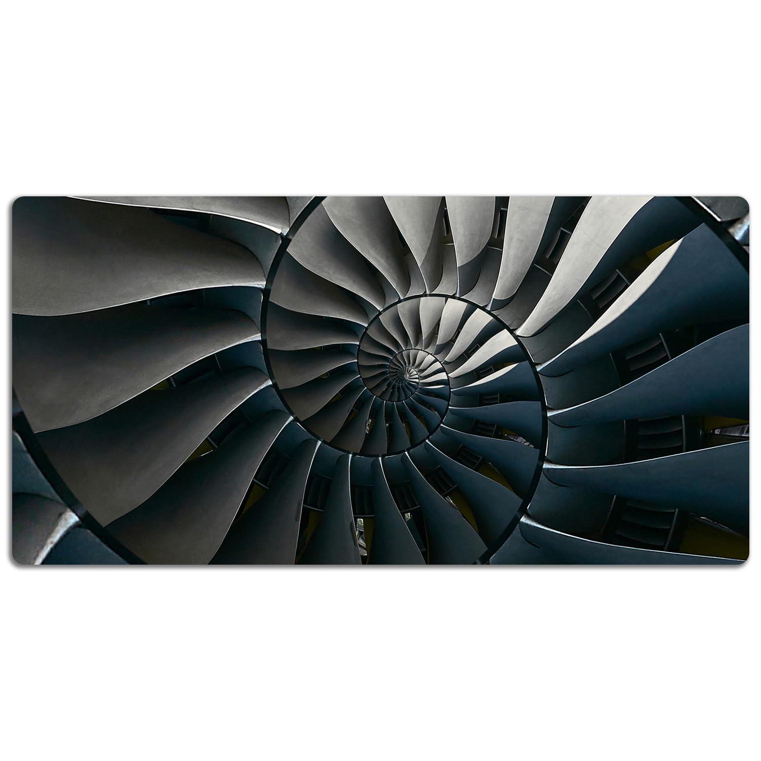 Sottomano da Scrivania 120x60 cm Facile da Pulire Antiscivolo Superficie Protettiva Protezione e Decorazione in Vinile PVC per Ufficio e Casa Impermeabile - Scale