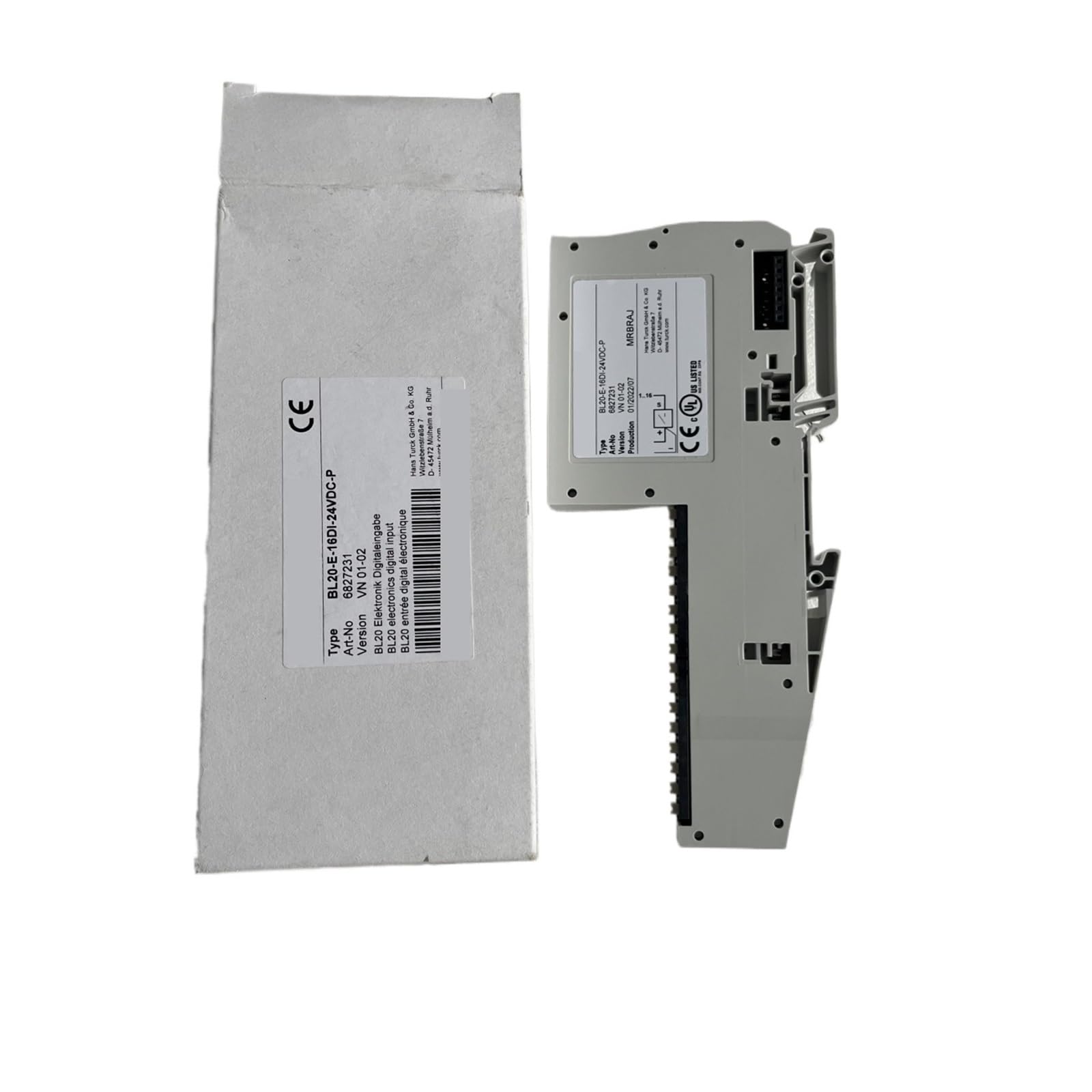 ZVQYSGIW 1pcs BL20-E-16DI-24VDC-P 6827231 Bus Module