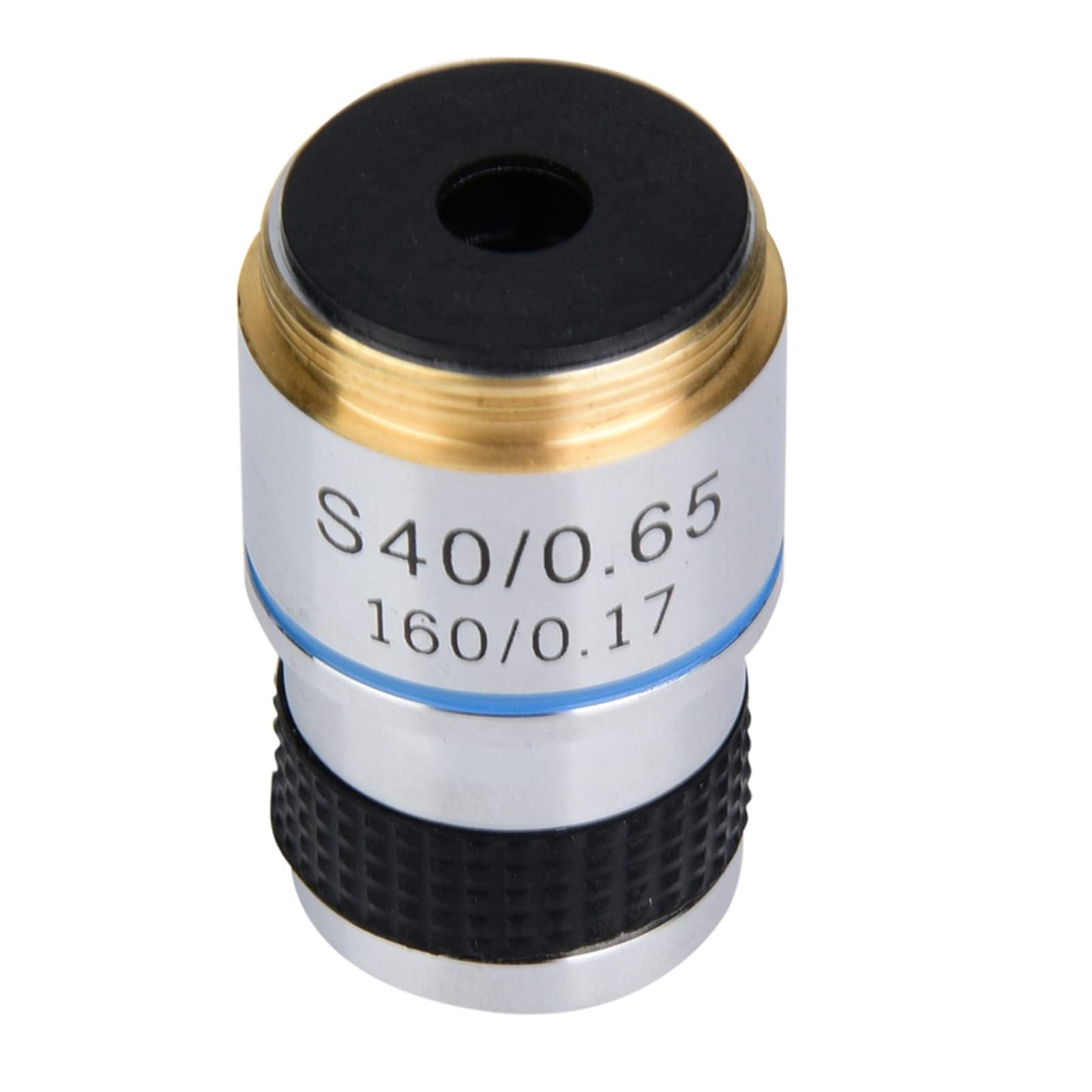 Objectifs Achromatiques 40X 185 Objectif Microscope 40 0.65 160 0.17 SP Lentille éLiminer Les Reflets IndéSirables pour Le Microscope Biologique