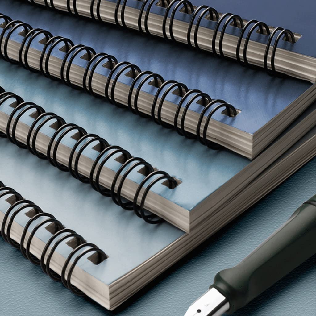 Blocco Note del taccuino Notebook Orizzontale Spirale Bobina Giornale Ispessito Squisito diario Semplice Adatto per Esercizi, compiti a casa, Note in Classe Studente di Affari