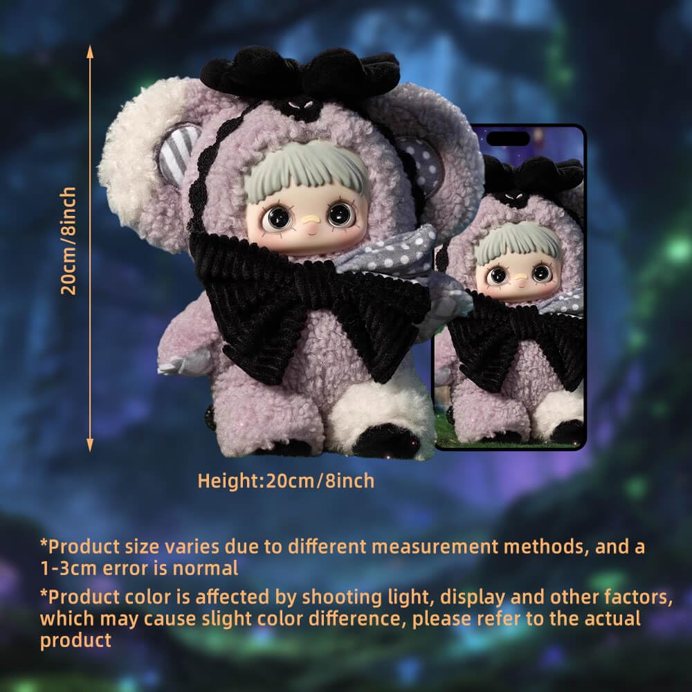 niannyyhouse Maymei Twin Secret Realm Series Plüschpuppe Blind Box, gefüllte Plüschtiere, Sammlerstück, Geschenke (1 Stück)