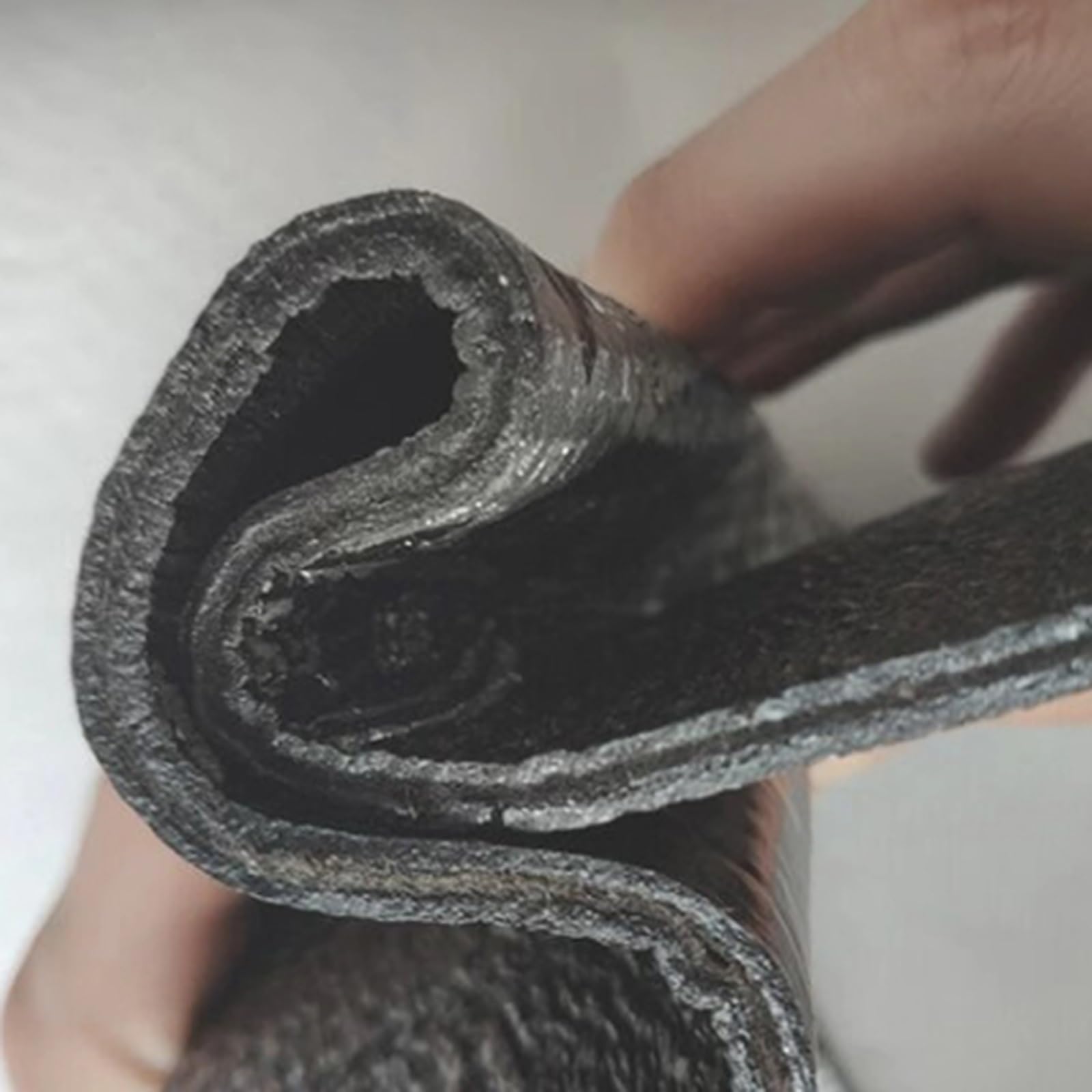 HeavyDuty asfaltowa taśma naprawcza, elastyczna polietylenowa folia podkładowa do uszczelniania szczelności, gruba łatka z gontem, uszczelnienie progu, 2 mm THK, 1 x 10 m