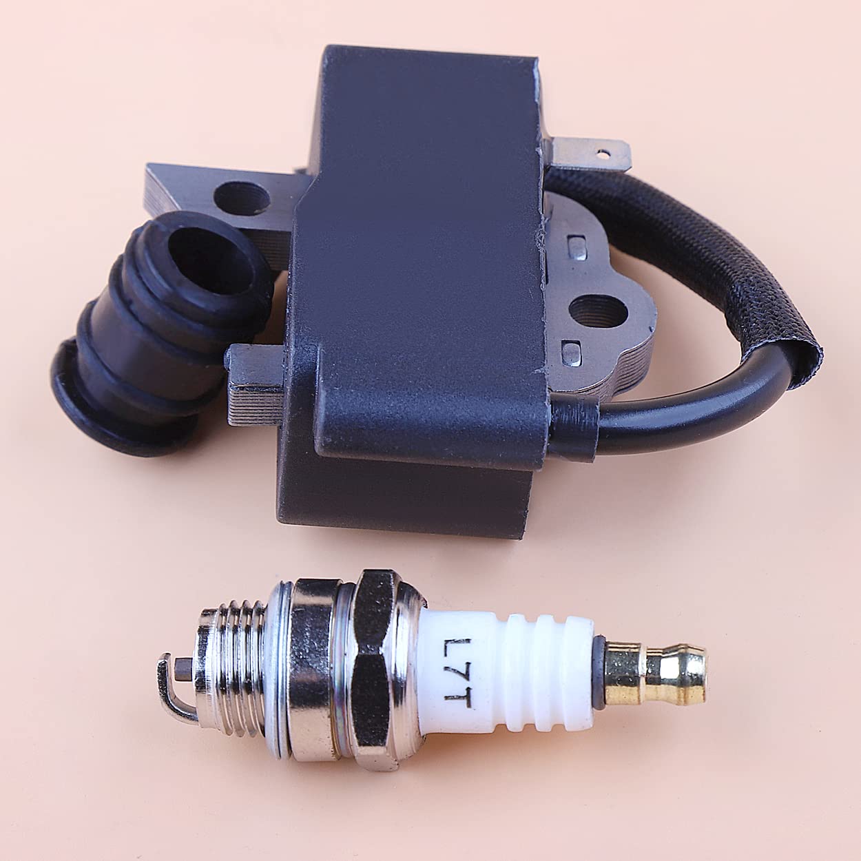 Kit de bujías y Bobina de Encendido for Motosierra CS-370, CS-400, CS-420ES, CS-370F y CS-400F (Pieza A411000264) Piezas de jardín