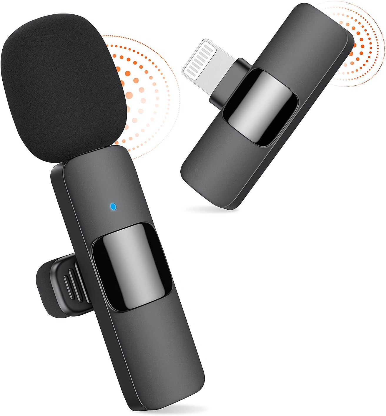 Aiworth Wireless Mini Lavalier Microphone for iPhone and