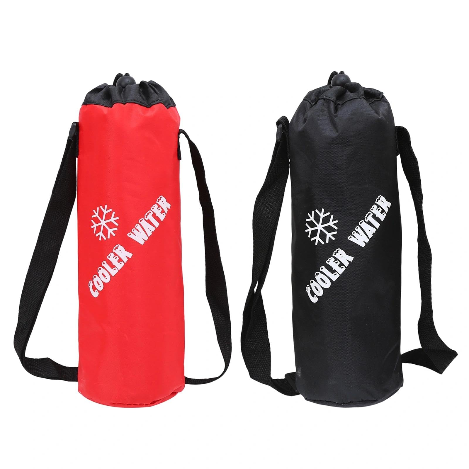 2PCS Borsa per Bottiglia Termica, Borsa Portatile per Bottiglia D'acquada 1.5 l, Piccola Borsa Termica per Bevande con Tracolla Regolabile per Esterni, ViaggiS