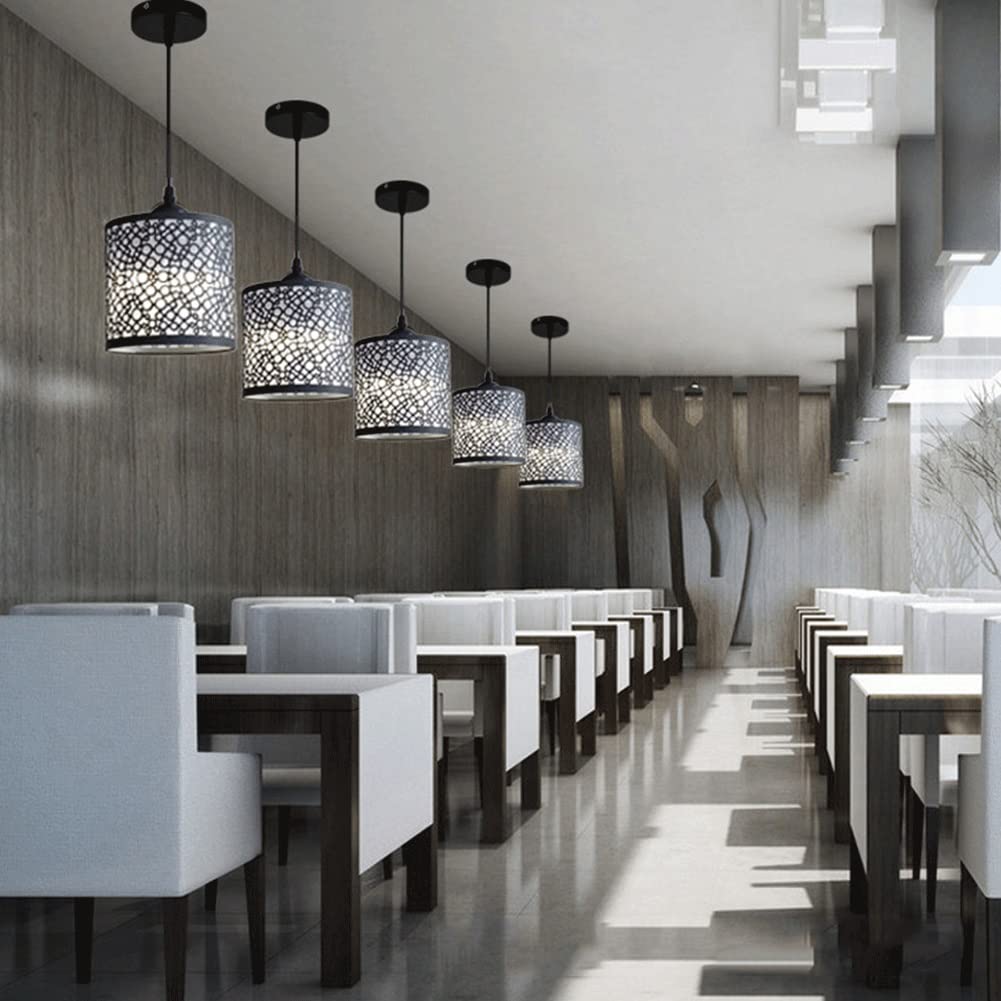 Nowoczesna metalowa lampa wisząca przemysłowa z regulacją długości na wyspę kuchenną, jadalnię, przedpokój, salon