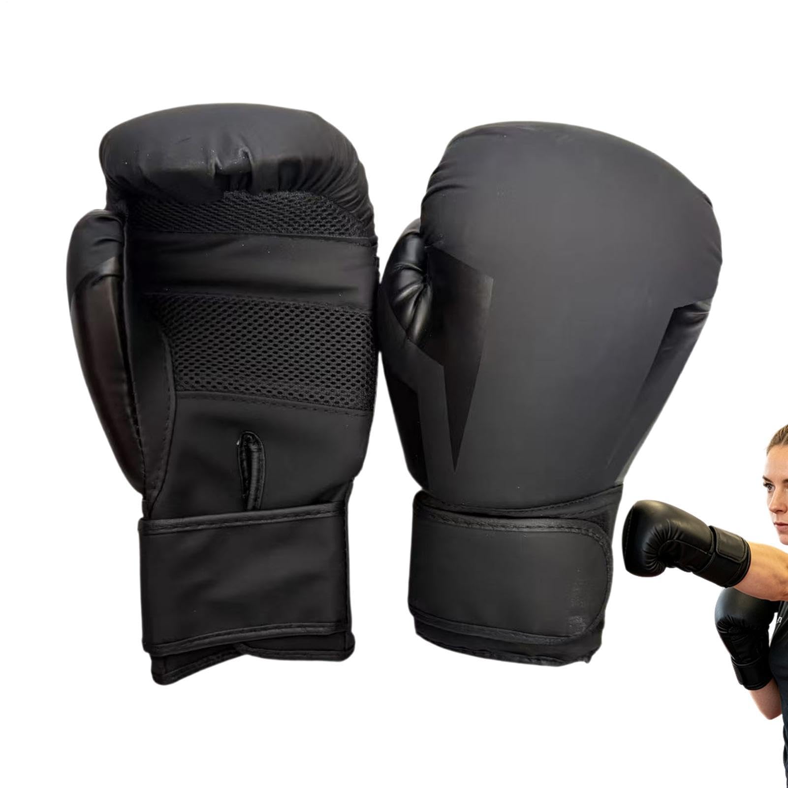 Guantes de boxeo de 340 g con protección para fitness y combate 8