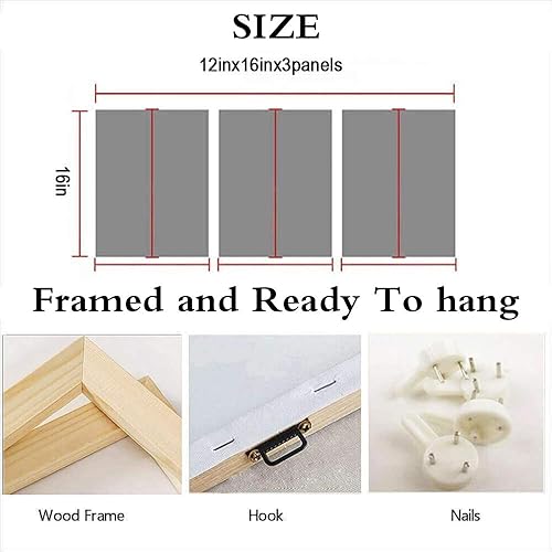 Miniatura 6 de Decoración de habitación de unicornio rosa para niñas arte de pared en lienzo para habitación de niños y niñas decoración de dormitorio de unicornio