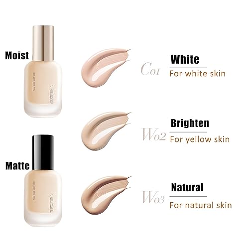 Miniatura 5 de UODO Base líquida UODO - Base de luz hidratante UODOUODO Base mate de larga duración, base UODO, base invisible de maquillaje Uodo, Uodo Maquillaje