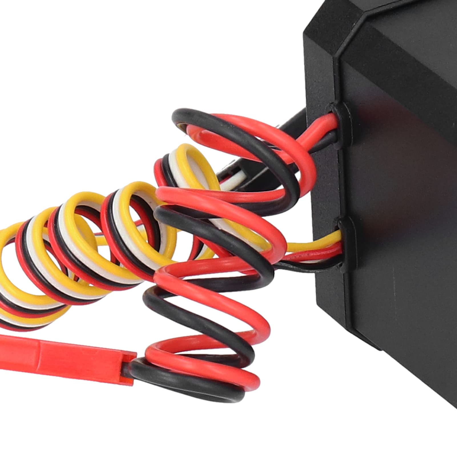 Simulatore del Suono del Motore Dispositivo per Effetti Sonori di Alta qualità per Auto RC Plastica Nera 1 Set