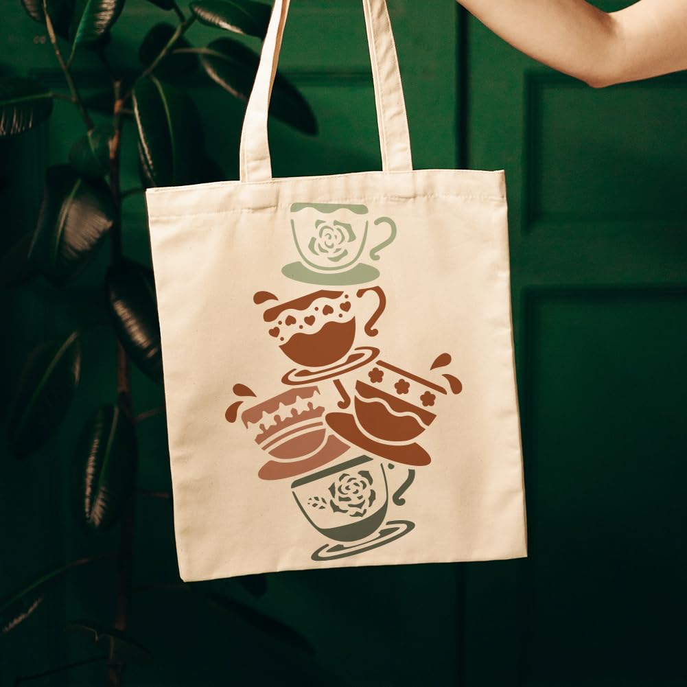 Pochoir à café - Pochoir réutilisable pour la décoration intérieure