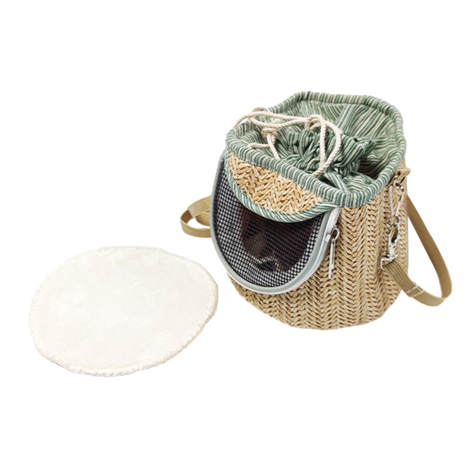 Bird Carrier Bag Travel Shoulder Bag for Parakeets Budgerigars Small Parrots Light Green|Pet Supplies|Bird Supplies|Cages