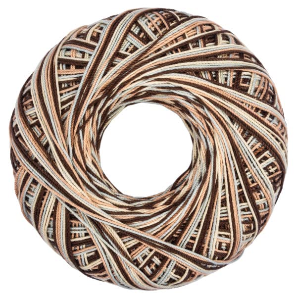 Image of Aunt Lydia Classic Shaded Browns Crochet - 3 Pack of 300y /274m - Cotton - Gauge 10 - Crochet