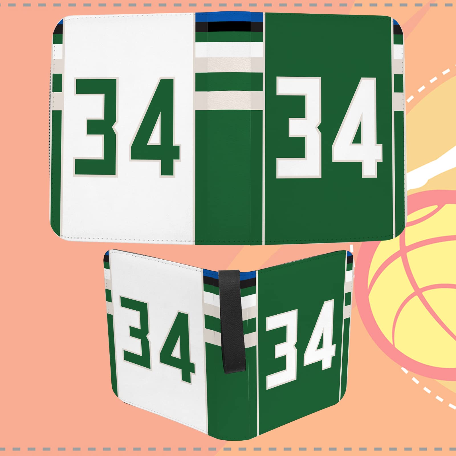 Basketball-Kartenbinder mit Hüllen, 400 Taschen, 34 Basketball-Kartenhalter für Sammelkarten, Basketball-Sammleralbum, Organizer, 3 Ringbuchordner, Aufbewahrungsbox, Buch für Kinder, Jungen, Geschenk