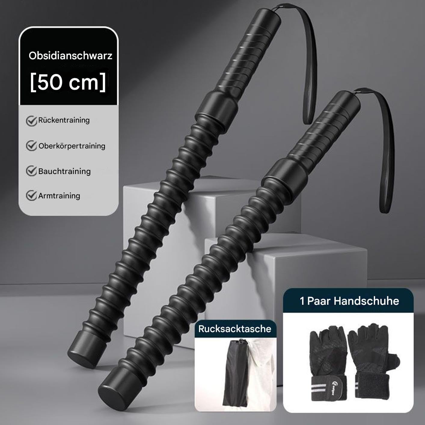 Battle Ropes Lot de 2 cordes d'entraînement portables sans corde avec noyau en acier et poignée antidérapante pour entraînement complet du corps, salle de sport, extérieur, boxe et