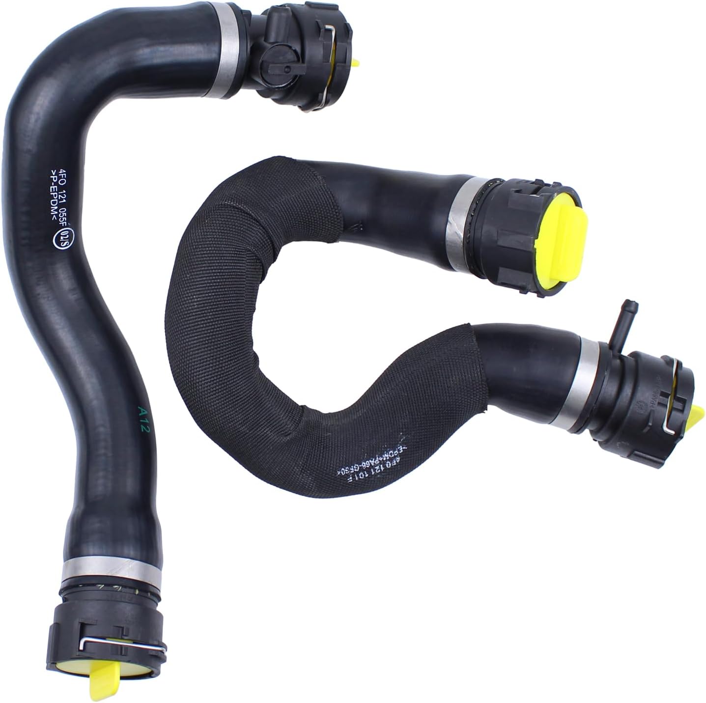 ApplianPar 2Pcs Upper and Lower Radiator Hose for Audi A6 2006-2011, A6 Quattro 2005-2011