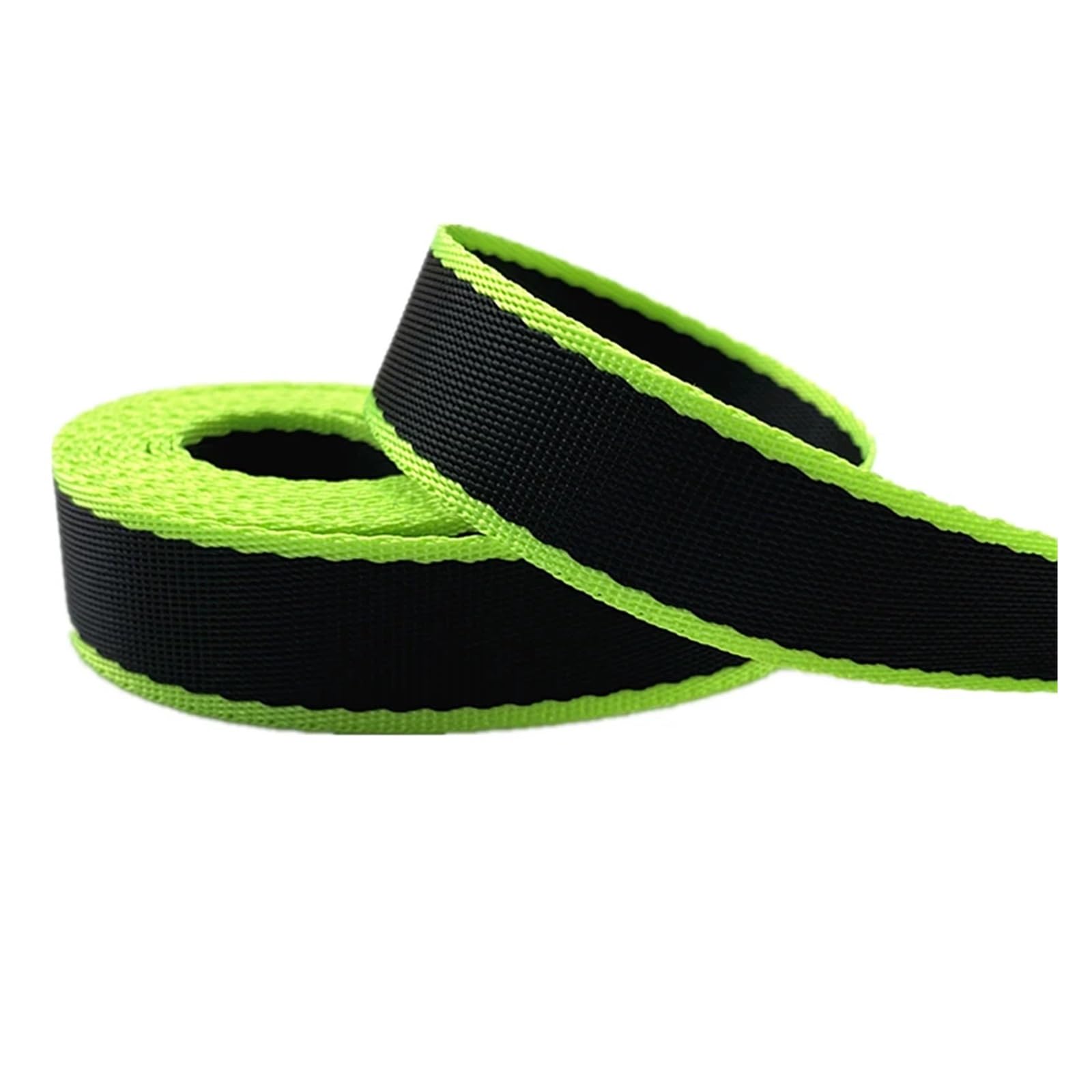 BSZCXBVMP Nylon Webbing, Nylon Webbing Strap 20mm Ester Multicolor Watch Ribbon Backpack Badge(Grün)