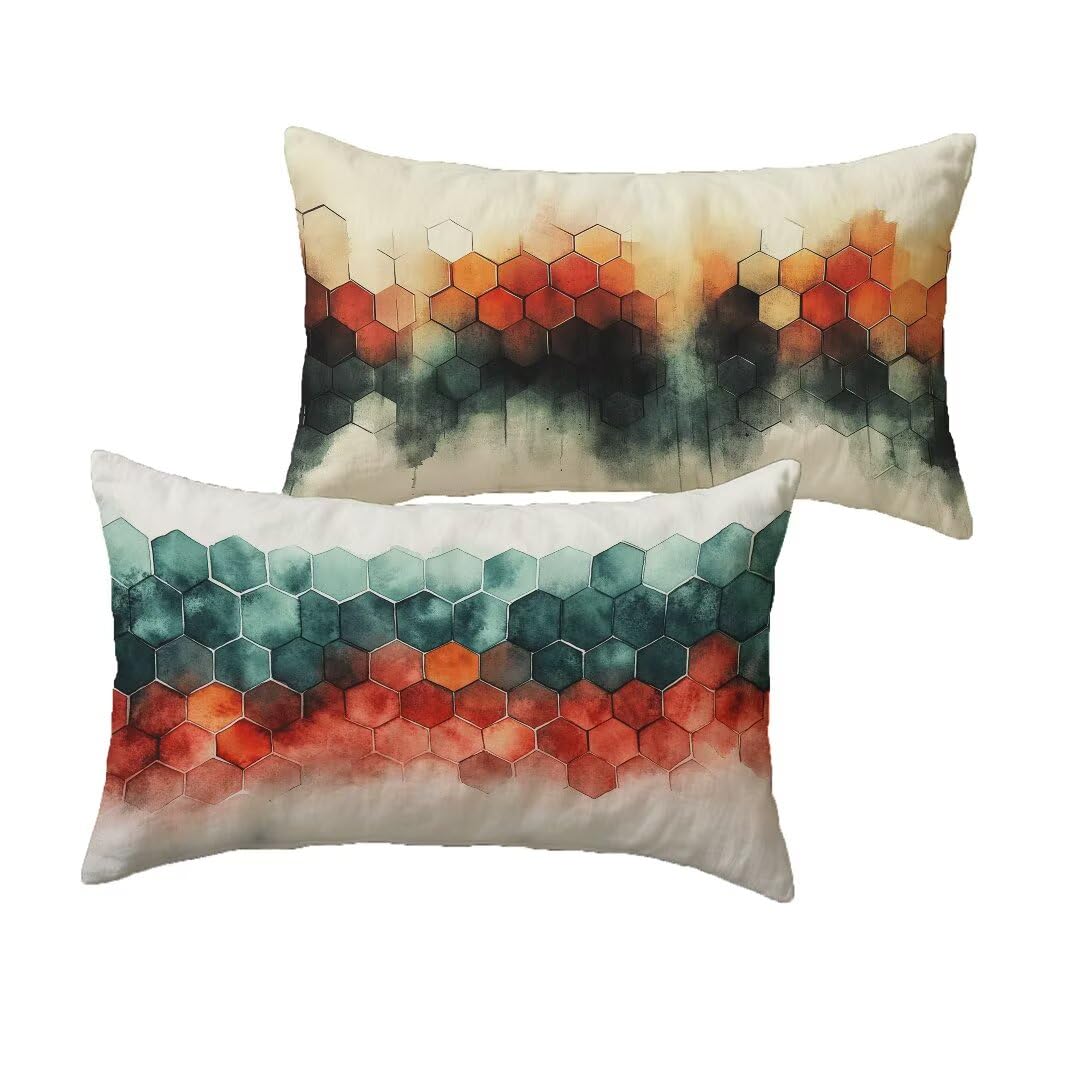 Housse de coussin 50x80 extérieur imperméable velours taie oreiller lit de jardin