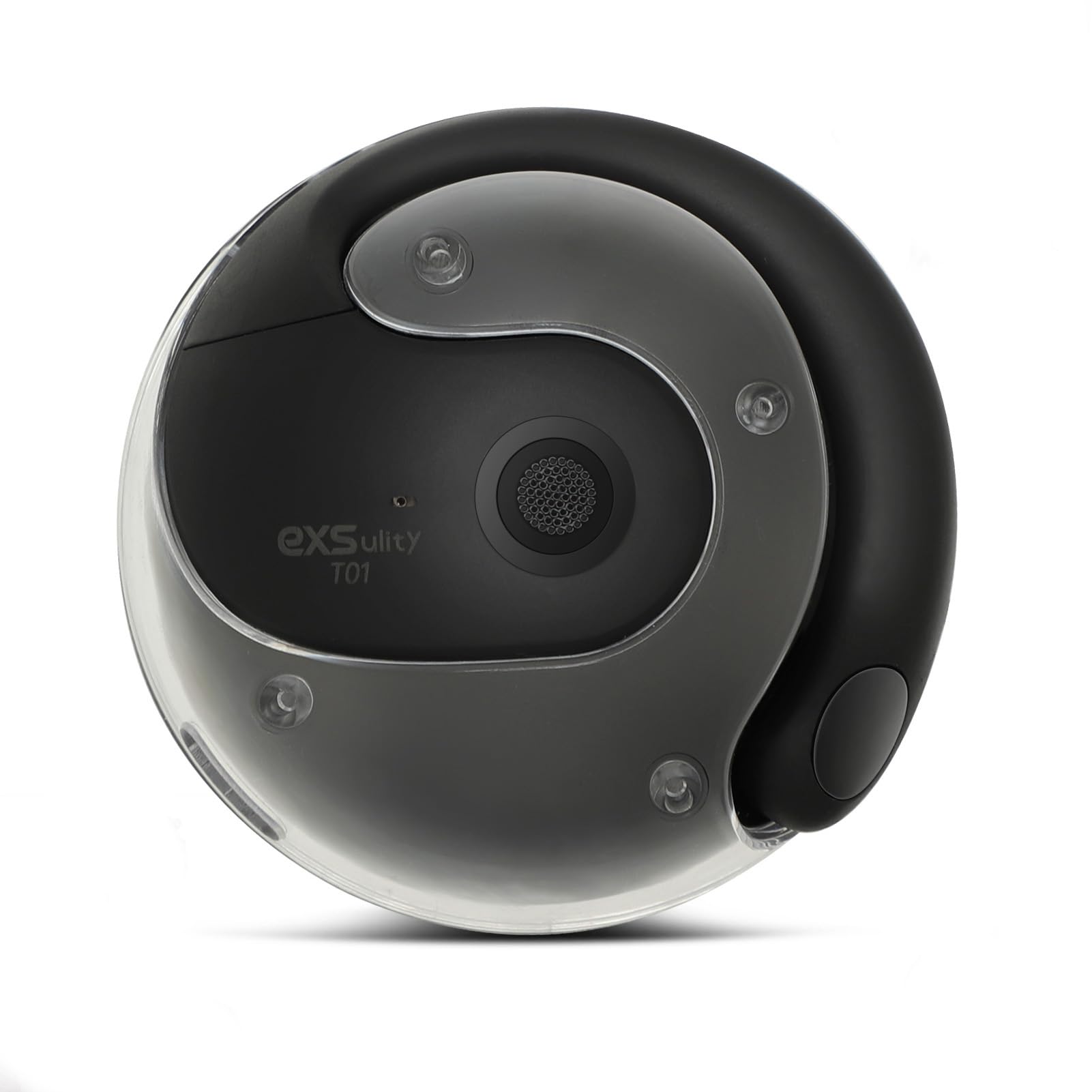 AI Language Translator Earbuds, 144 Online Languages Translation in Real Time Bluetooth 5.4 Wireless Clip On Earbuds Instant Translate Earbuds Ideal for Travel Business Learning (BLACK)