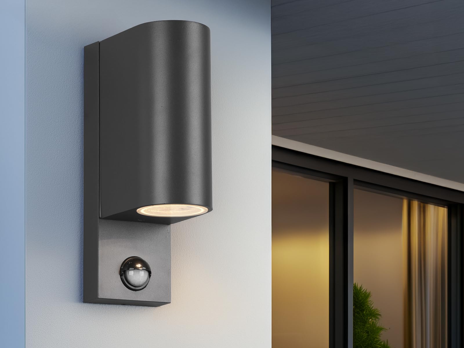 Applique D'extérieur Jorrit, Détecteur De Mouvement, Anthracite