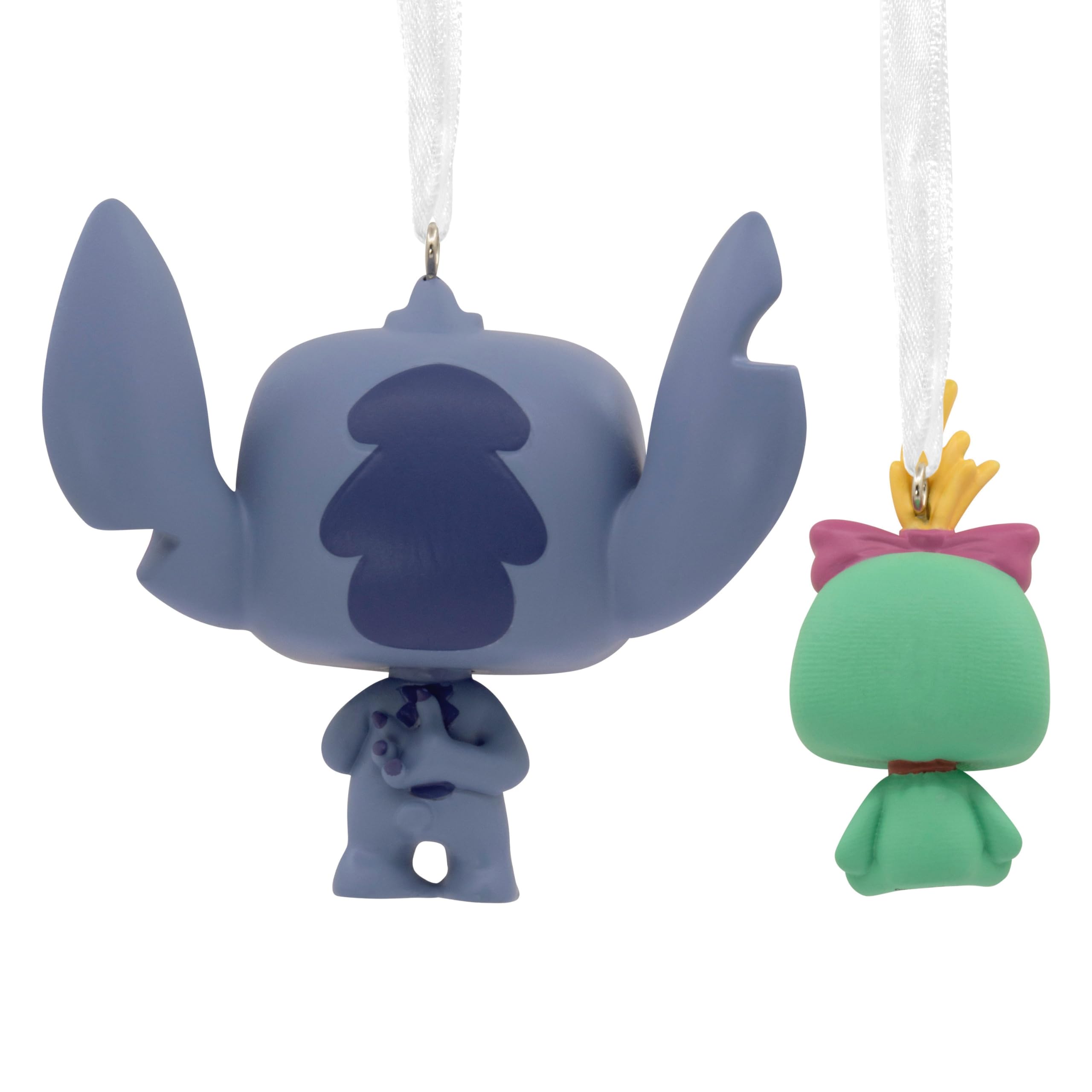 Hallmark Funko POP! Disney Lilo & Stitch Tree Decoration, Stitch & Scrump, 2 Pack, Blue, Green, Pack of 2 - Image 2